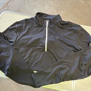 Black Quarter-Zip Pullover